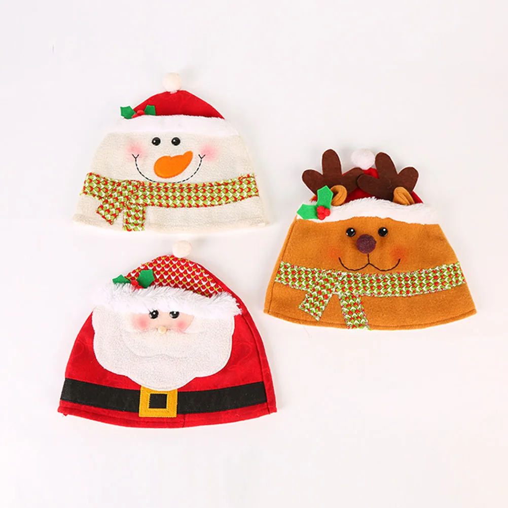 

Christmas Snowman Hat Red Cartoon for Kids Adults Party Decoration Xmas Photo Prop Cartoons Christmas Hats Santa Hats