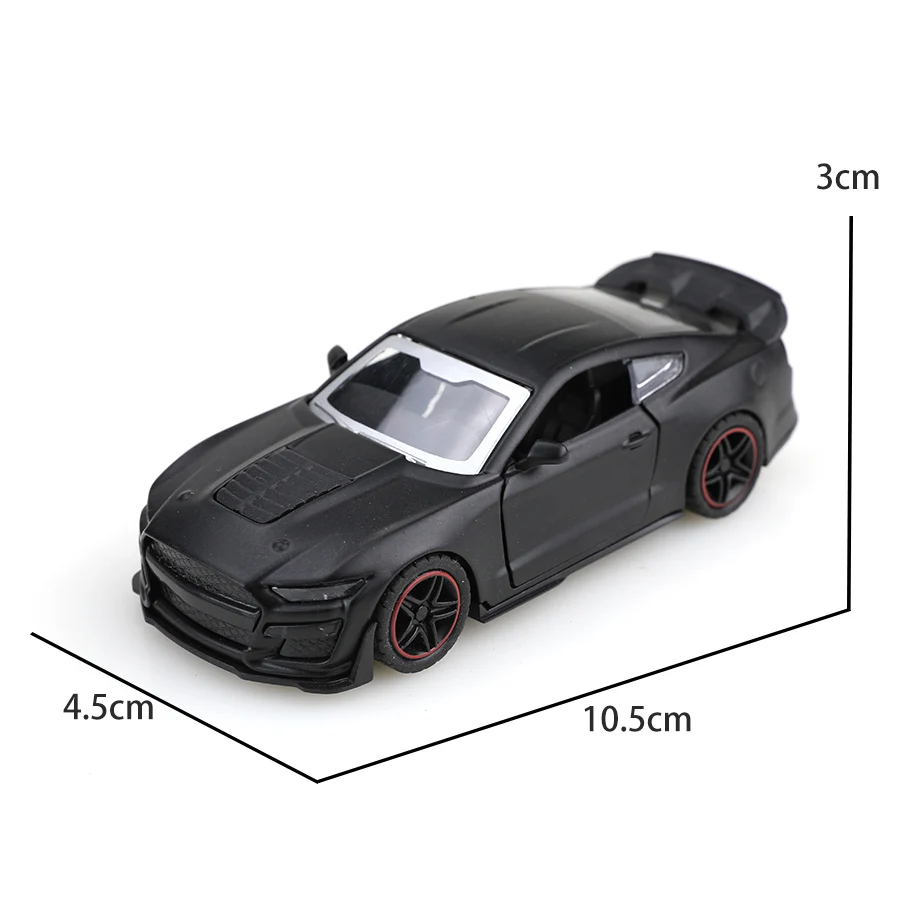 Modelo de coche de aleación de metal, coche de juguete de simulación de retroceso con puertas abiertas, adecuado como regalo para niños, decoración de coches de carreras.