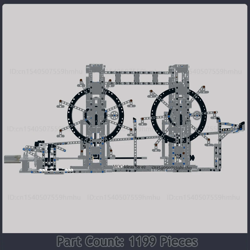 GBC Module 38 Motor Machine Model MOC Building Blocks Sports Ball Technology Bricks DIY Assembly Creative Toys Gifts By PHIL.L