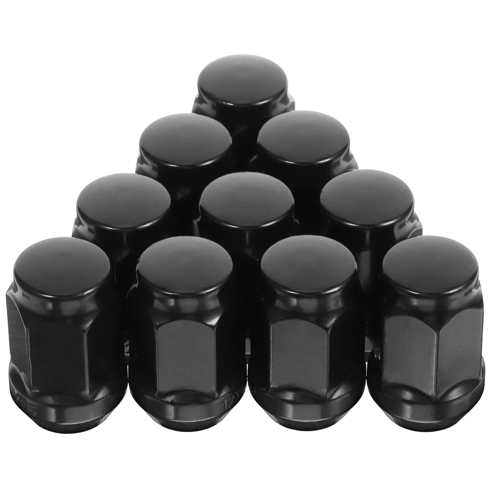 

10pcs Chrome Nut Covers Dust Resistant Wheel Car Exterior Accessories Hub Protectors Durable Long Lasting Car Exterior