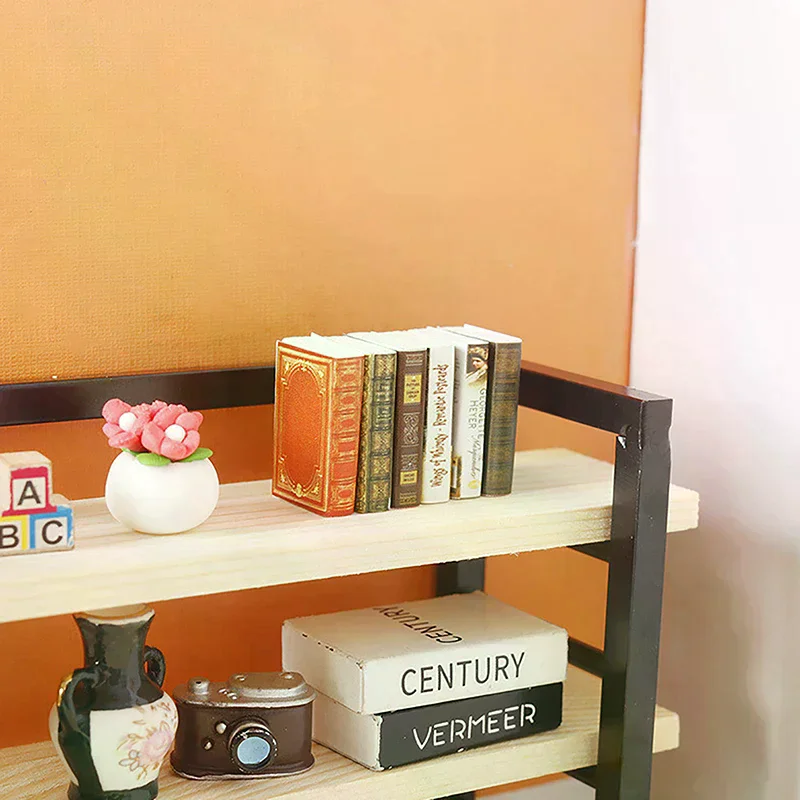 Livre Miniature pour maison de poupée 1:12, 6 pièces, bande dessinée, petits livres, Mini modèle, jouets de jeu pour enfants, accessoires pour maison de poupée