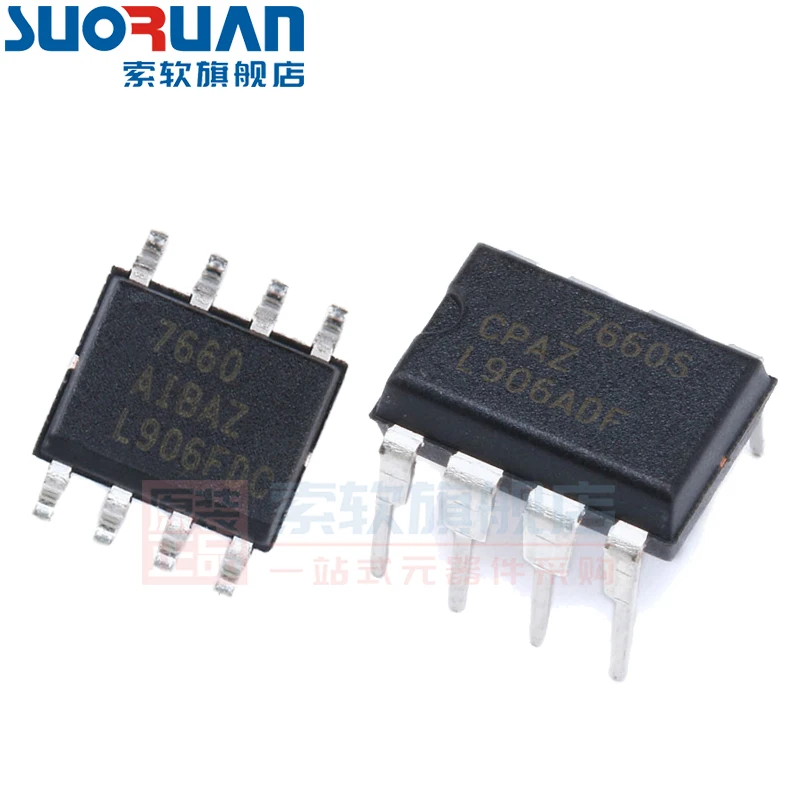 Free shipping    ICL7660AIBAZA-T ICL7660SCPAZ CMOS     10PCS