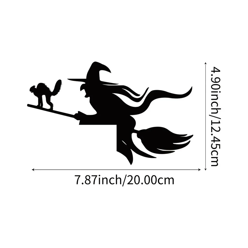 CIFBUY Deco Witch on A метла
