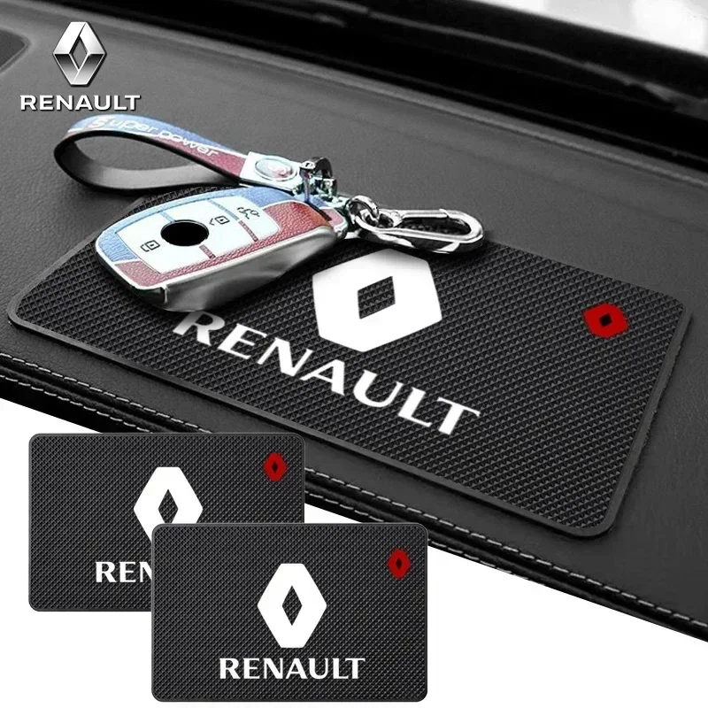 Car Non Slip Mat Dashboard Anti-Slip Storage Pad Auto Interior For Renault Fluence Captur Megane Duster Line Clio Koleos Kwid RS