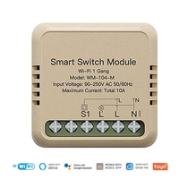 Tuya WiFi Intelligent Switch Module Mini Home Breaker Switch APP Timer Voice Control Work with Alexa Google Assistant