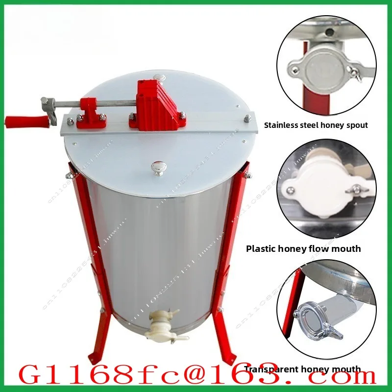 Fengwang Export-type 3-frame Honey Shaker, 3-frame Manual Stainless Steel Honey Shaker