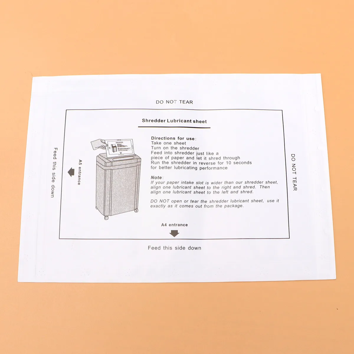 

8Pcs Shredder Lubricating Oil Portable Paper Package Professional Blade Lubricant for Effective Office School Use