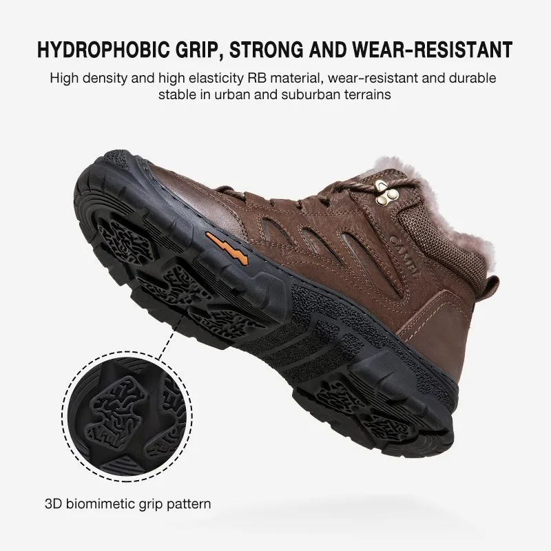 GOLDEN CAMEL Hiking Shoes Thick-soled Casual Sneakers Sports Non-slip Wear-resistant Trekking Shoes for Women 2023 Autumn New