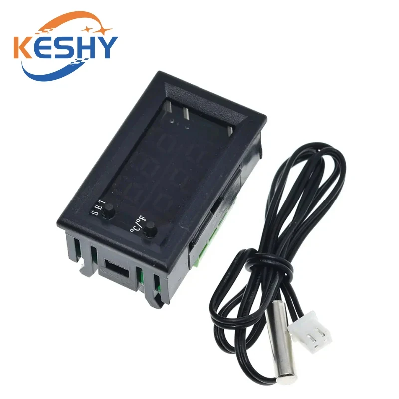 1PCS W2809 W1209WK Digital LED Thermostat Temperatur Controller Smart Temp Sensor Board Modul 12V DC + Wasserdicht NTC sensor