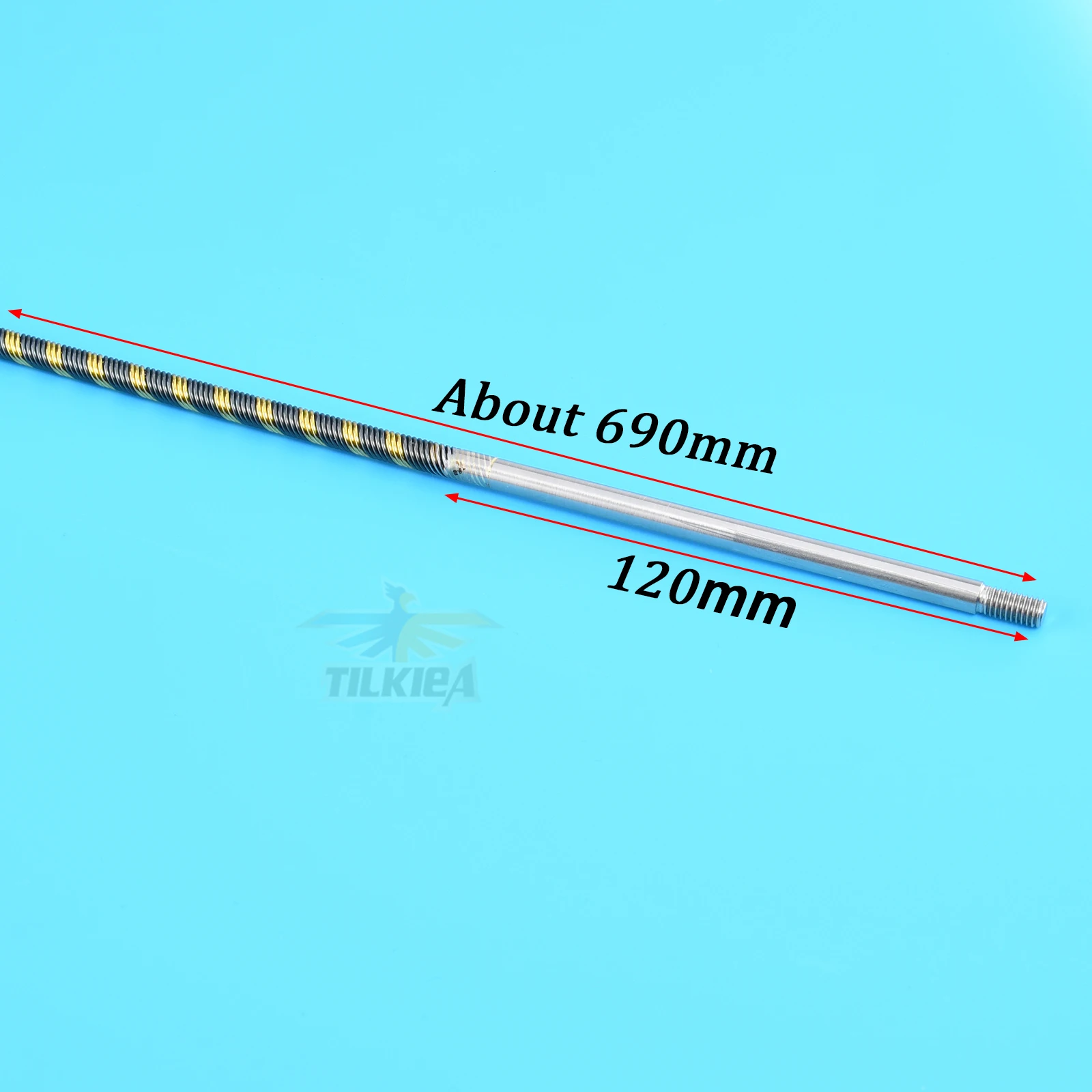 6.35 مللي متر 1/4 ''فليكس كابل الدعامة رمح إجمالي L700mm + أنبوب نحاسي + أنبوب بلاستيكي + محرك الكلب + الدعامة الجوز + طوقا/مجموعة ل RC قارب الغاز