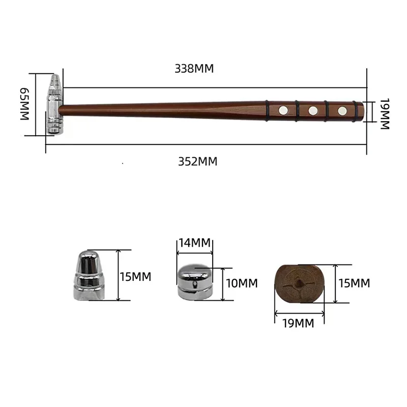 Car Dent Repair And Shaping Hammer Ieveling And Striking Hammer Scratch Free Repair Tool