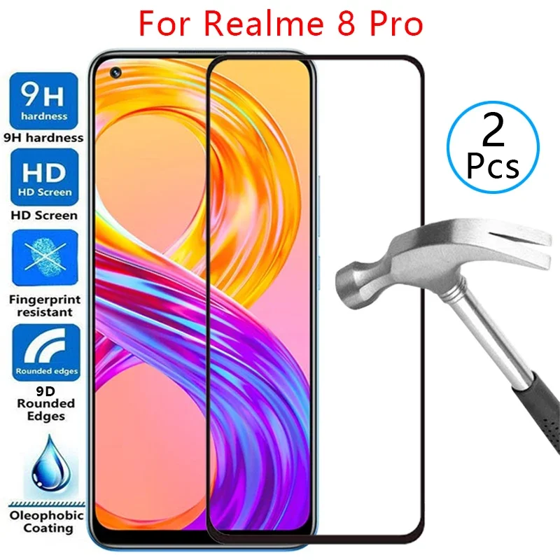 tempered glass for realme 8 pro case cover on realme8pro 8pro phone coque bag realmi reame relme ralme realmy real me mi realm