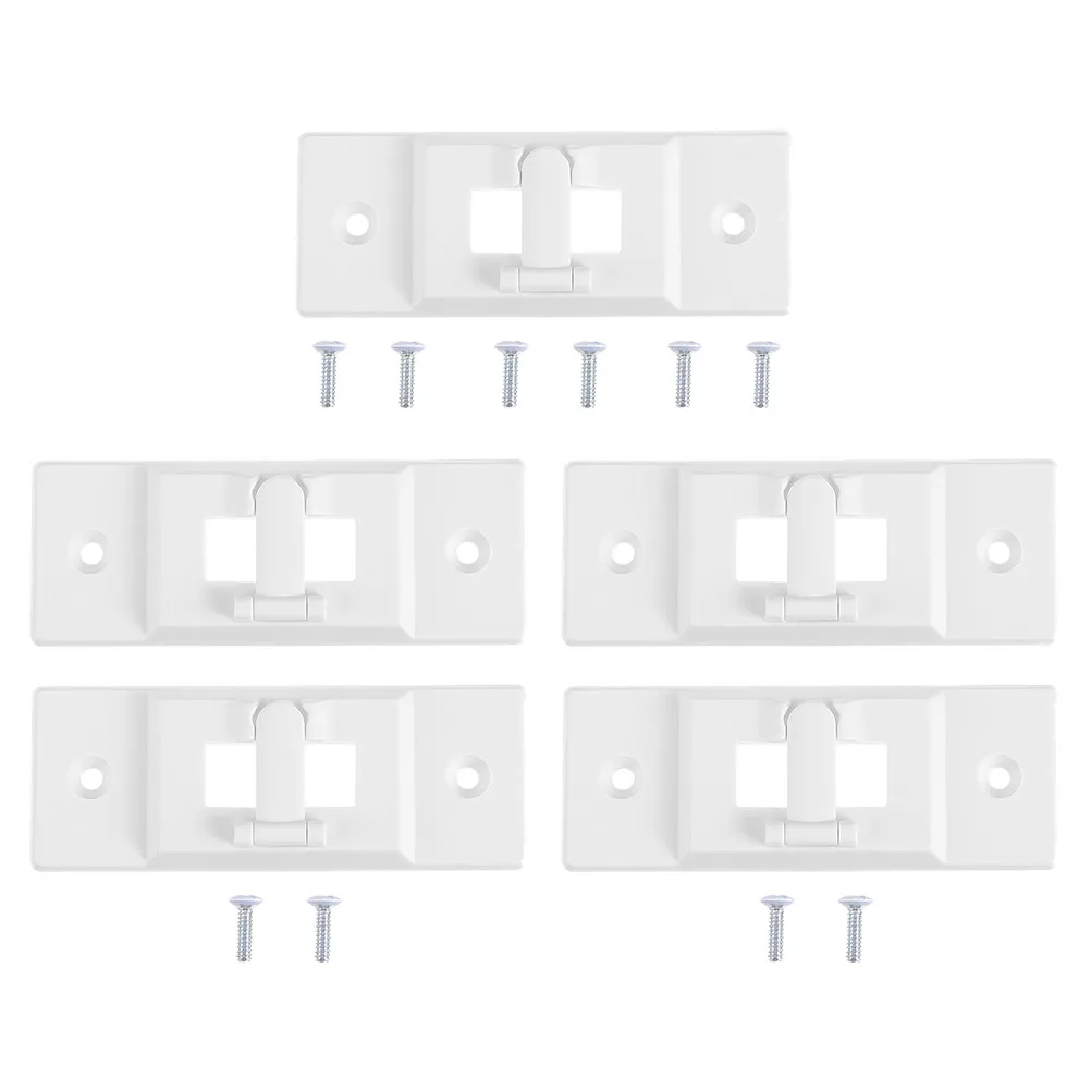

5 шт. защитных замков-фиксаторов для детских выключателей, предотвращающих случайное подключение и отключение, защитные накладки