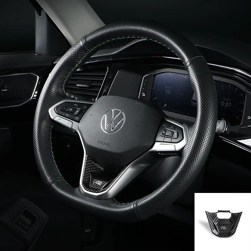 For Steering wheel r logo Steering wheel Sequin sticker New golf 8 MK8 Passat CC TAYRON X Touareg Modification of r-mark Car