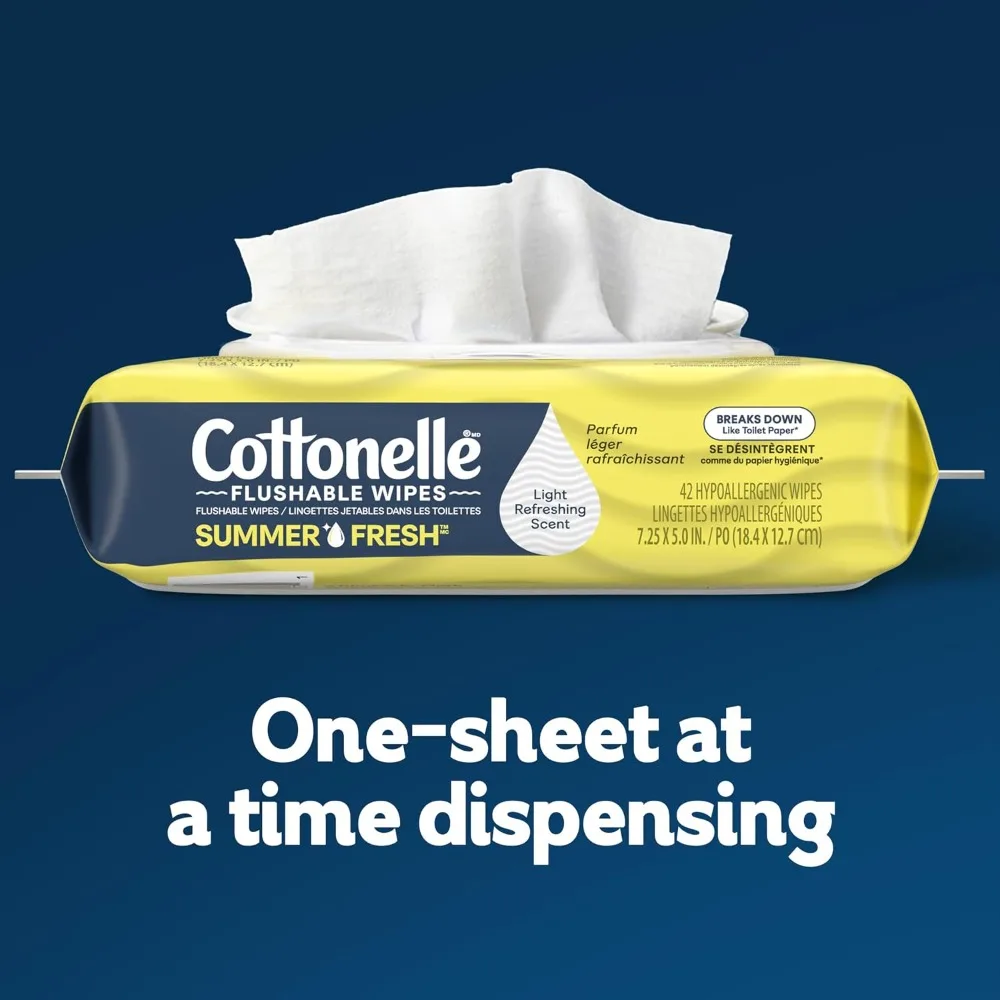 Summer Fresh Flushable Wipes 5