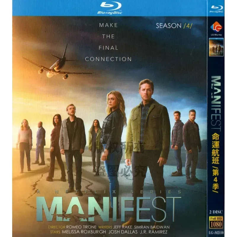 Blu-ray BD American Science Fiction Suspense TV Series Flight of Destiny Season 4 1080p High Definition 2 Disc