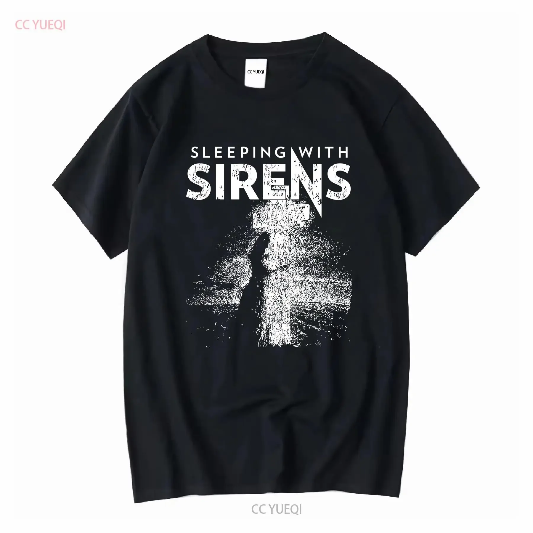 Band Sleeping With Sirens Crosses T Shirt Full Size S 5XL long or short sleeves vintage Washed fashion graphic homme Slightly