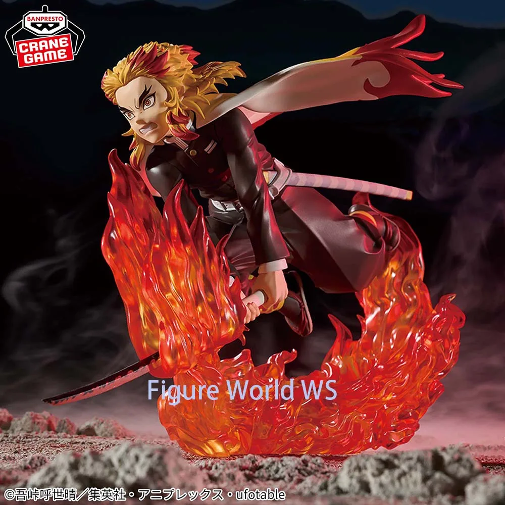 

Genuine Official BANDAI Anime 'Demon Slayer Kimetsu no Yaiba' VIBRATION STARS PLUS - Rengoku Koushirou Authentic Figure Model