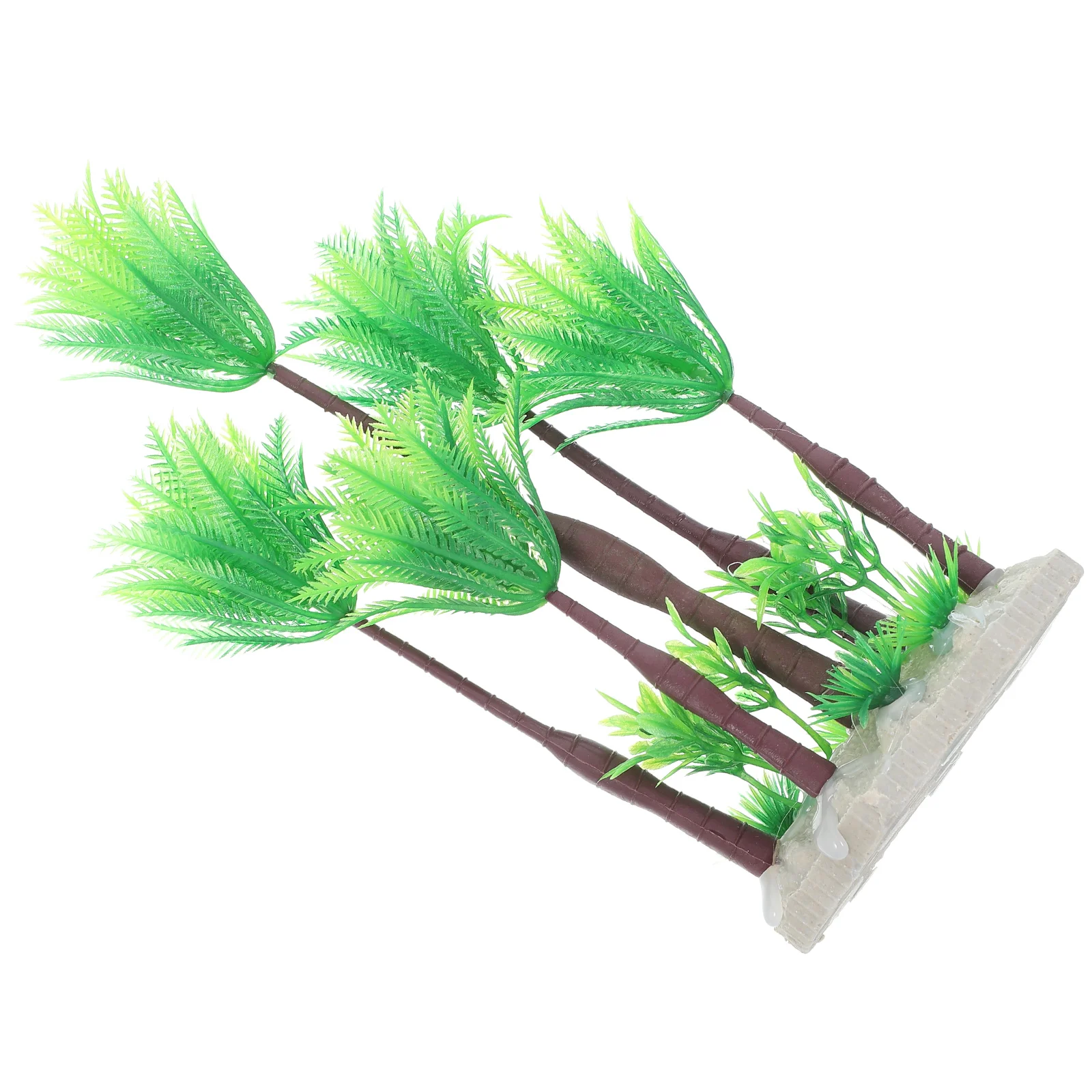 

1Set Realistic Aquarium Plants Artificial Fish Tank Decorations Lifelike Simulation Aquatic Ornaments for Freshwater Saltwater