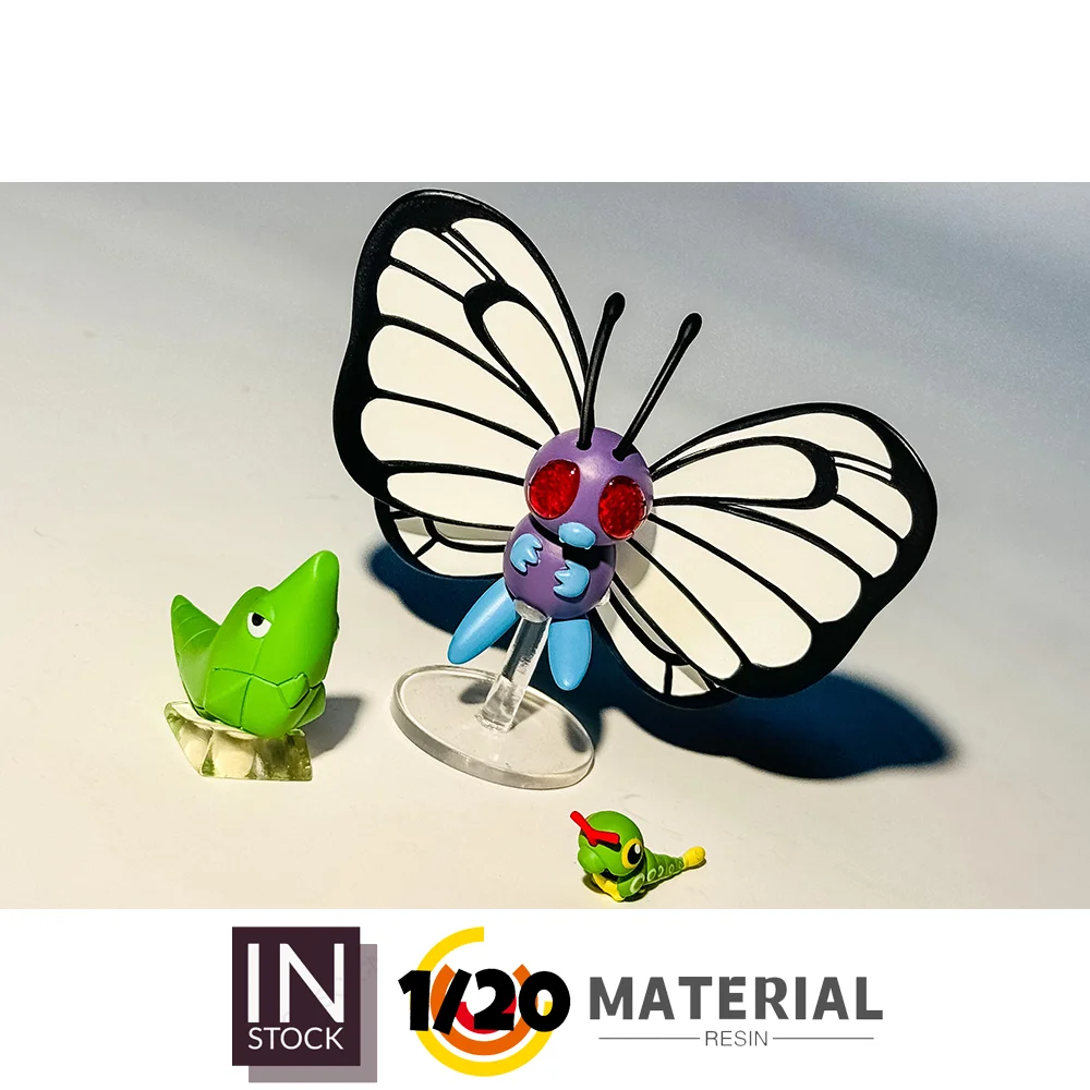 

[IN STOCK] 1/20 Resin Figure [FLF] - Caterpie & Metapod & Butterfree