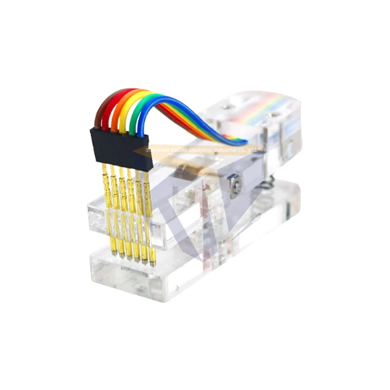 1pcs 2.54MM Spacing Test Clip Program Burning Clip PCB Burning Fixture Programmer Burning Clip