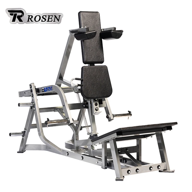 ROSEN Commercial Gym Equipment Strength Training Leg Press Trainer Plate Loaded Vertical Hack Squat PL-VSQ For Bodybuilding