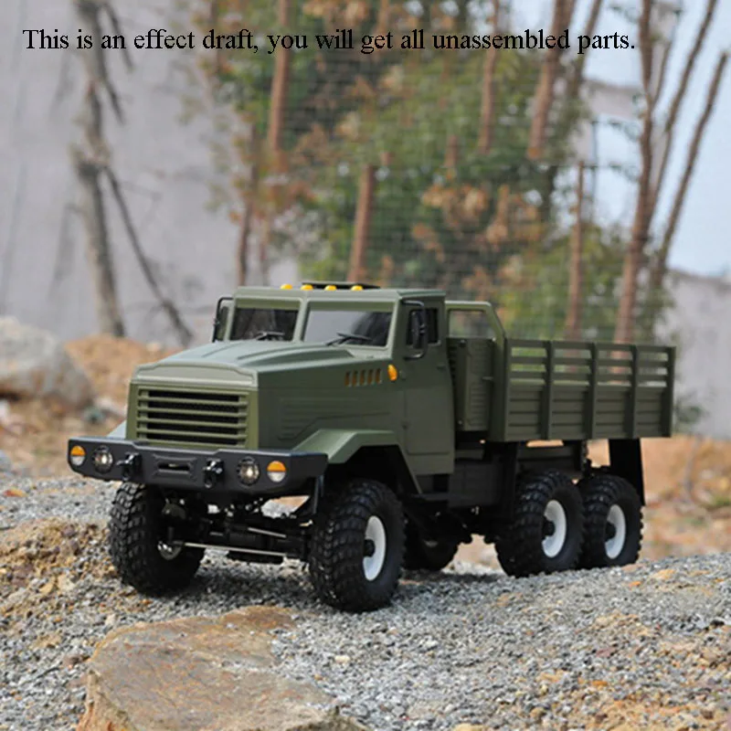 

CROSS RC Модель 1/12 KC6L Грузовик Внедорожный Военный Автомобиль 6*6 КОМПЛЕКТ Мотор Металлические Ступицы TH10489