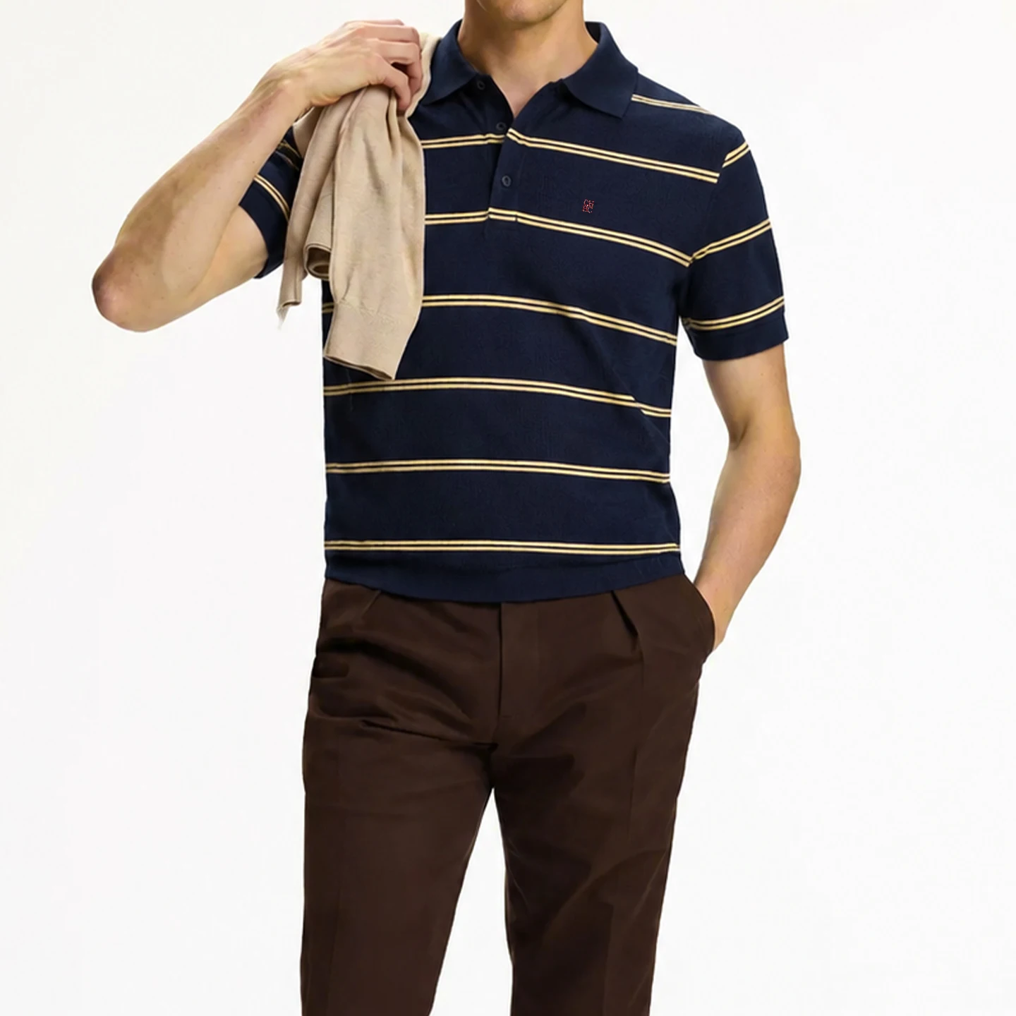 Camisa Polo Masculina de Manga - Polo Shirt Pique avaliação e preço