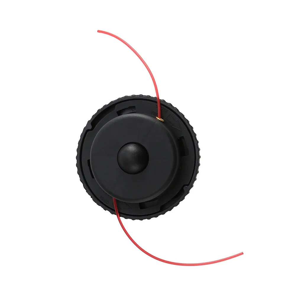 ABS Electric Elbow Trimmer Head For Grass Cutting Automatic Line Feeding System Lightweight Compact Design Black 1 Piece