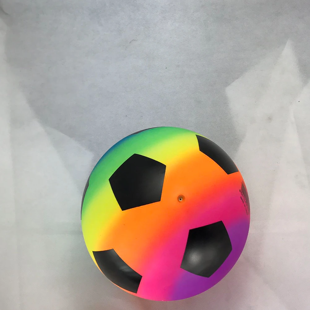 

2 Pcs Inflatable Football Toy Soccer Toys Funny PVC Playthings Kids for Children The