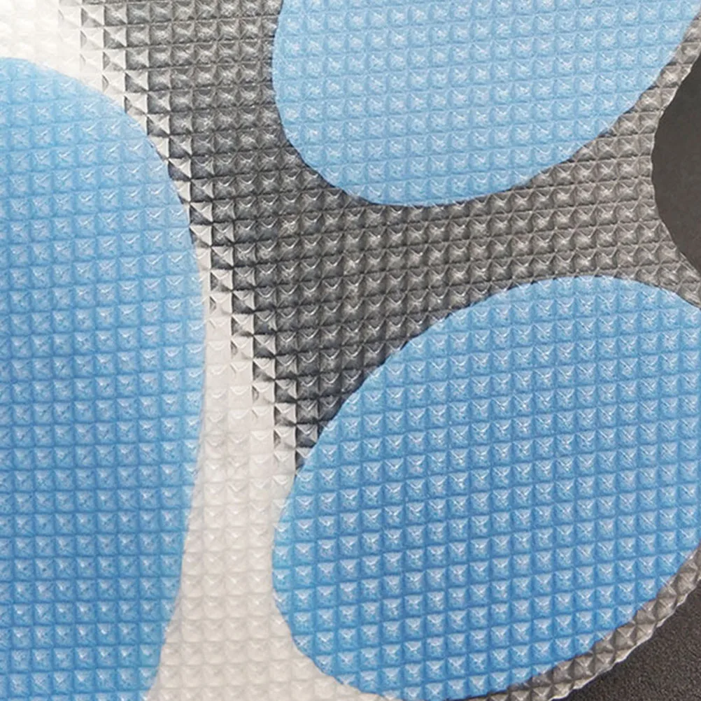 

4Pcs Cartoon Bathtub Stickers Anti-Slip Decals for Bathroom Safety Non-Slip Self-Adhesive Pasters Blue Bathtub Stickers