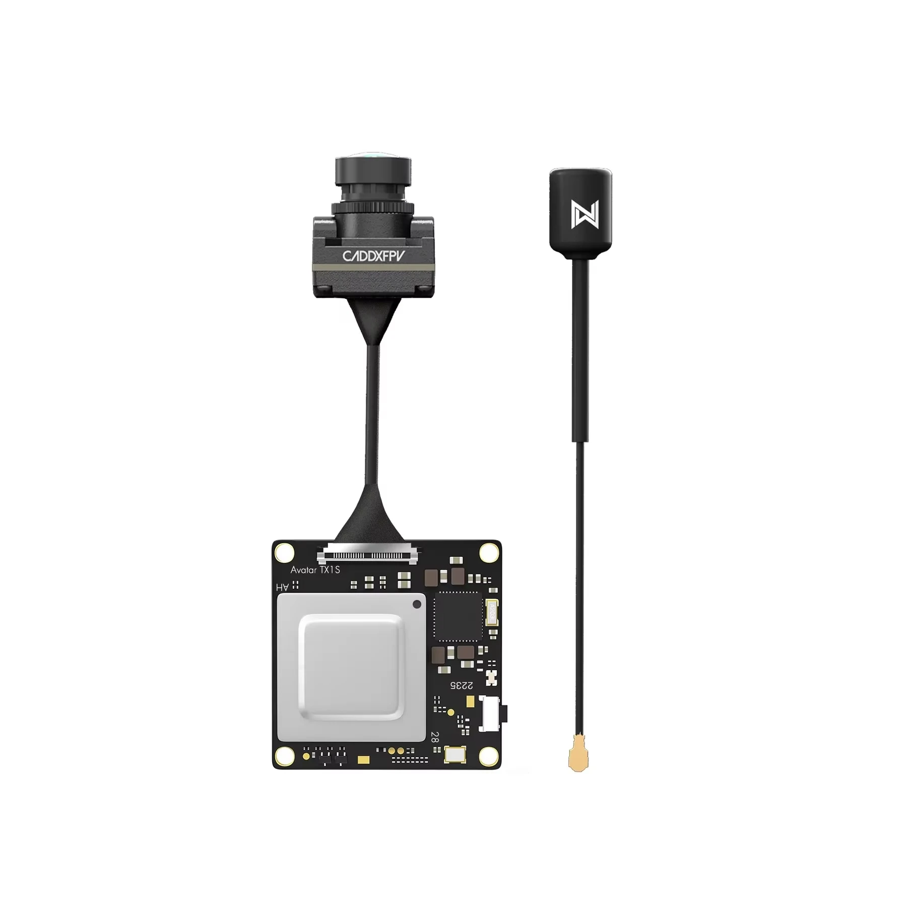 Walksnail Avatar HD Mini 1S V3 Kit by Caddx, Nano Camera & VTX Module 1080P 60fps Low Latency 8G Lite Digital FPV System, RC FPV