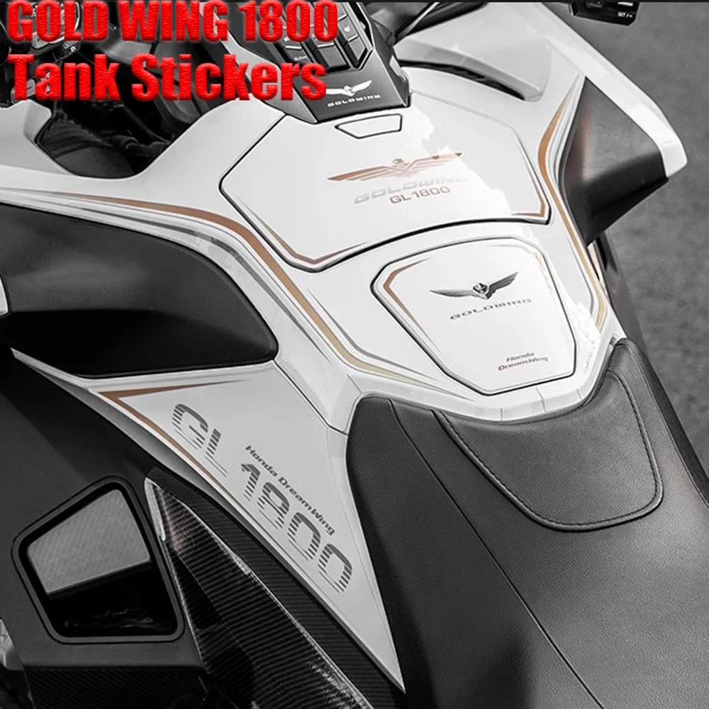 

for HONDA Gold Wing 1800 Goldwing1800 Parts Fuel Tank Stickers Tank Pad Motorcycle Decal Sticker Goldwing GL1800 Accessories