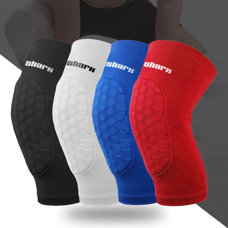 1 Pair Crossfit Knee Pads Honeycomb Crashproof MTB Cycling Leg Warmers Knee Brace Support Women Men Teenagers Custom Logo