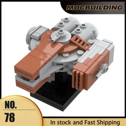 MOC Building Blocks Space Movie Series Model 1:1455 XS Stock Light Freighter DIY Assembly Bricks Creative Toys Collection Gifts