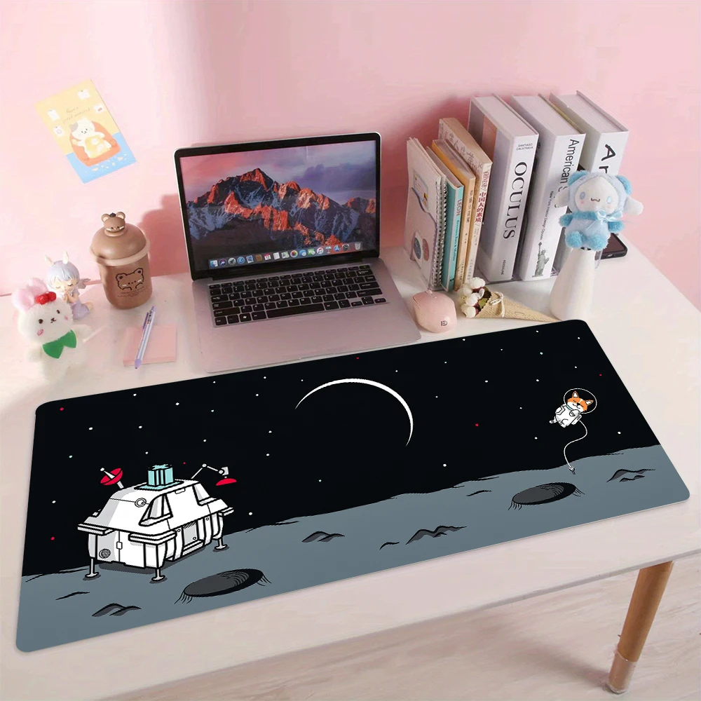 

Starry sky theme keycap design Mouse Pad Desk Mat gaming mats rubber anti-slip Durable pc desk accessories keyboard mouse pads