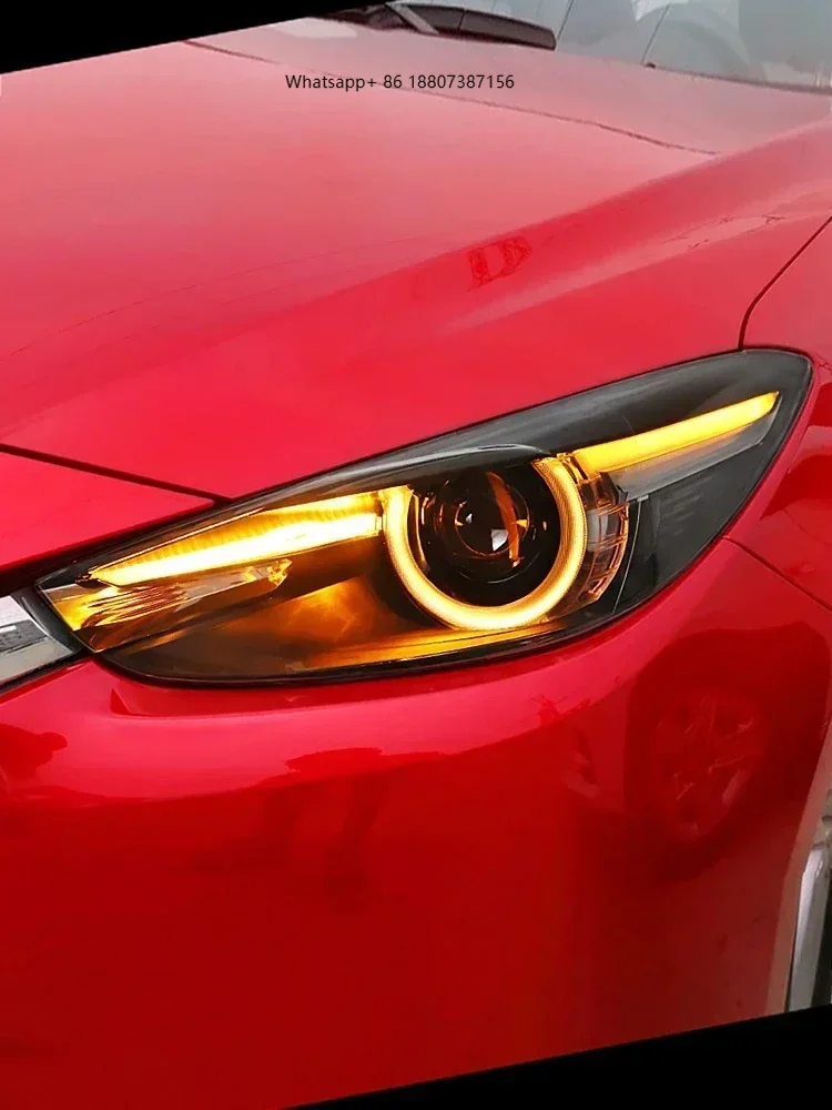 

FT Car Lights forMazda 3 Alexa Headlights 2014-2019 Full LED Projetor Headlamp Daytime Running Light Automotive Accessories