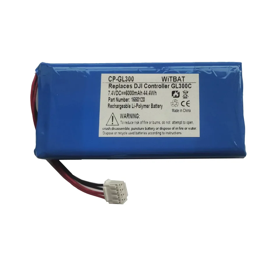 Compatible with DJI Phantom 4 and Phantom 3 remote controller battery GL300C 1650120 7.4V 6000mAh