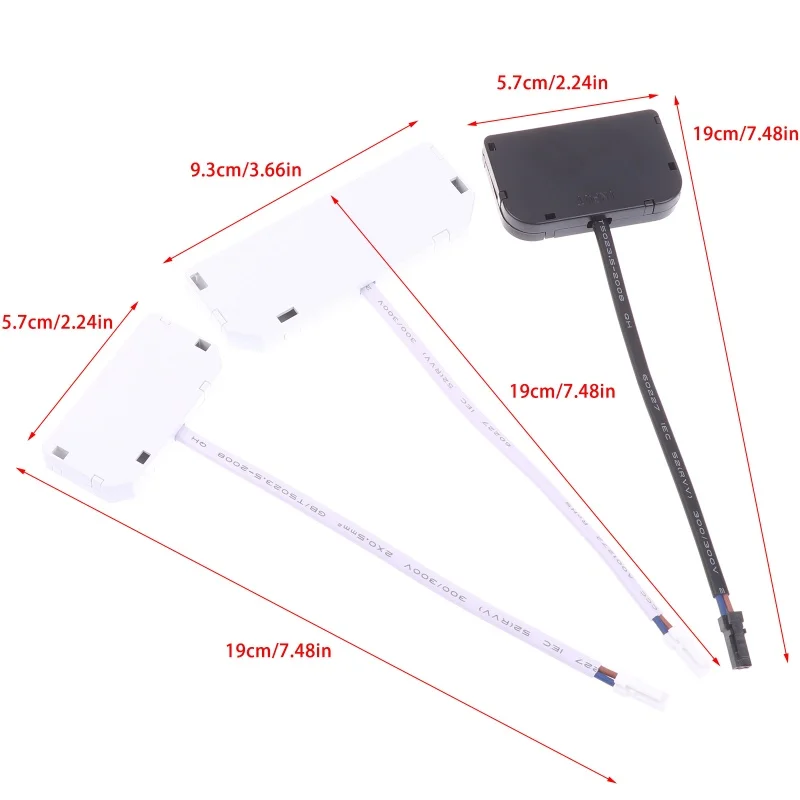 Dupont Terminal Junction Box 6/10 Port Hub Splitter Dupont Male Plug Cable Quick Line Connector For LED Strip Light Power