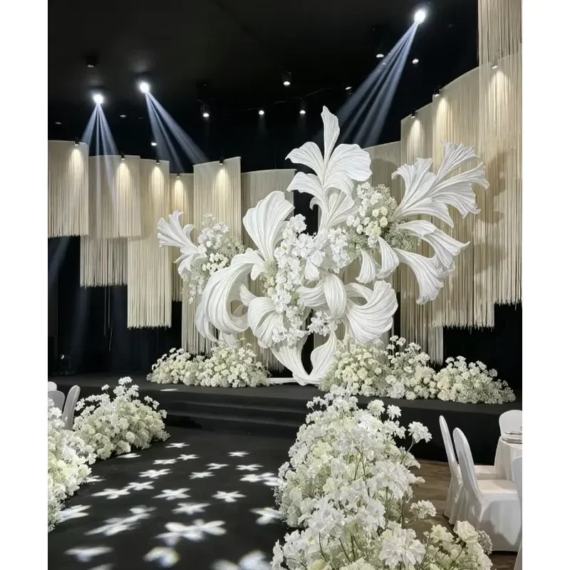 Dreamy Elegant Giant Art Installation J-052 Realistic Wedding Decoration Background Supplies for Ceremony Party Decor