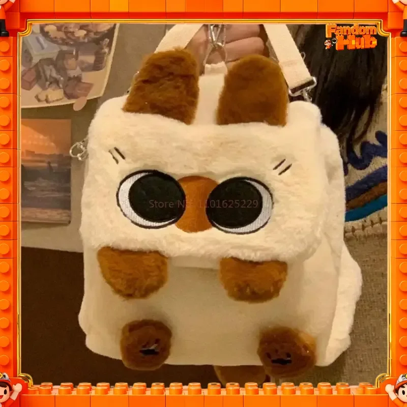 

2026 NEW Azuki The Siamese Cat Azukisan Plush Bag - Versatile Commuter Bag, Cute Cartoon Design Crossbody Shoulder Bag Fan Gift