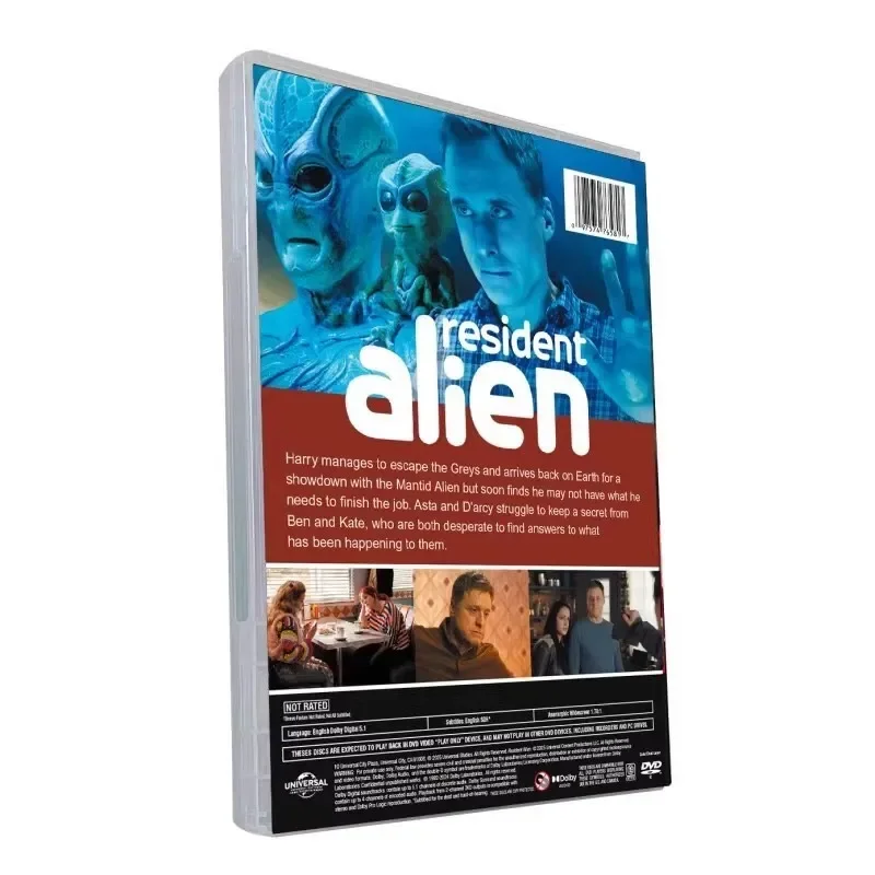 Resident Alien Season 4 Complete Series 3DVD Box Set English Subtitles High Definition