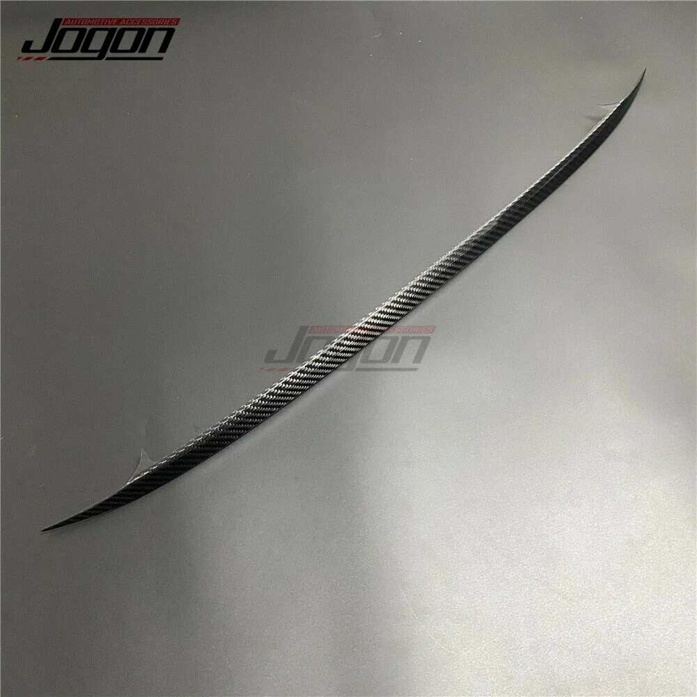 For Lexus RC200t 300 350 RC F Sport 2015-2019 JOGON Carbon Fiber Car Rear Door Logo Trunk Tail Gate Moulding Cover Trim