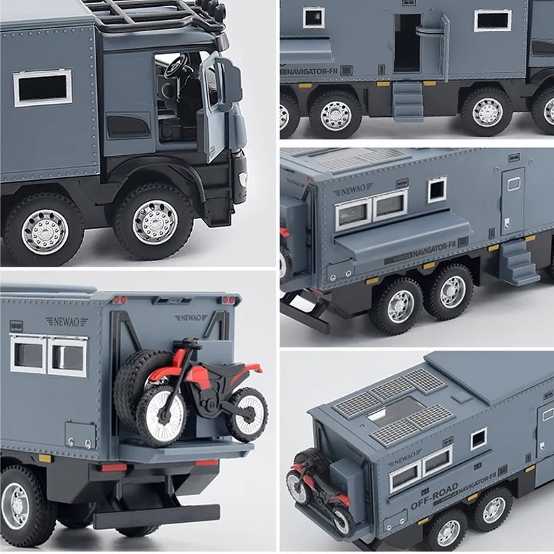 1: 32 truck models, anime, off-road, large RV models, ornaments, handmade models, children's toys, Christmas gifts