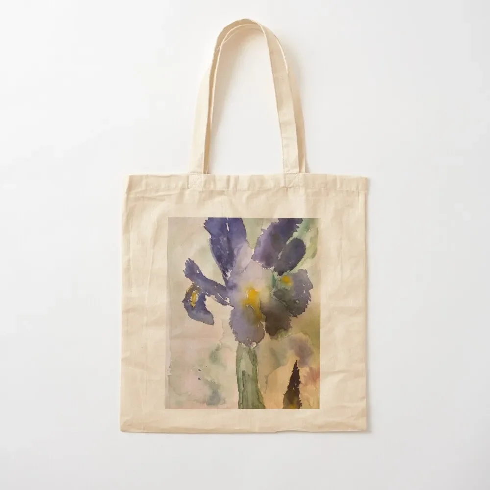 

Blue Iris Tote Bag shopping bag Woman shopper bag