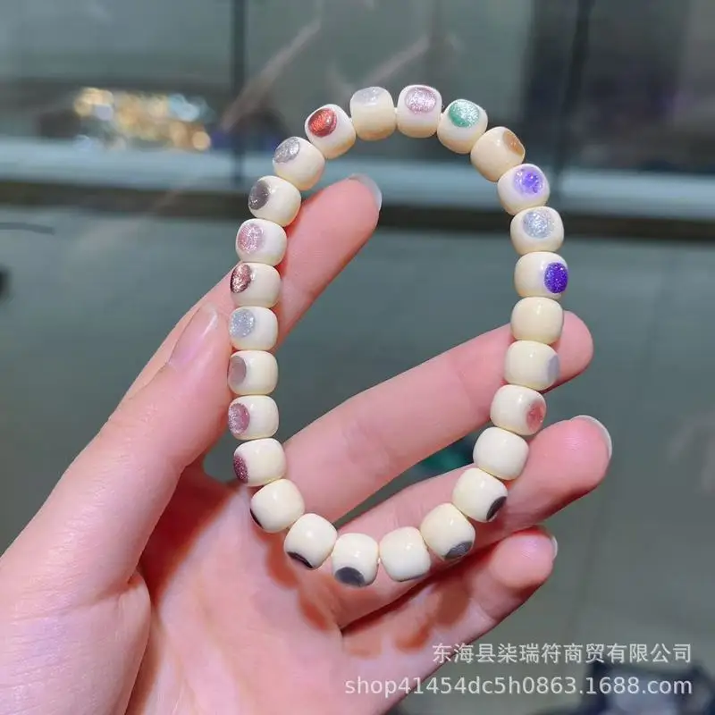 White Jade Bodhi , , Bracelet , Spacer Beads, Braided Cord, Pendant, Accessories