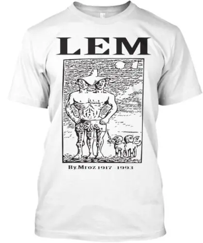 Pro Memoria Stanislaw Lem T-Shirt Made in the USA Size S to 5XL