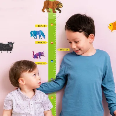 Animal Measure Height Wall Sticker For Children