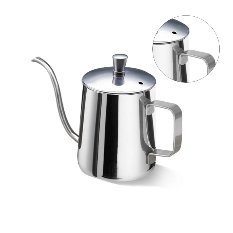 Easy to use Coffee Maker Long Narrow Spouts Kettles Manuals Coffee Pots with Lid Dropship