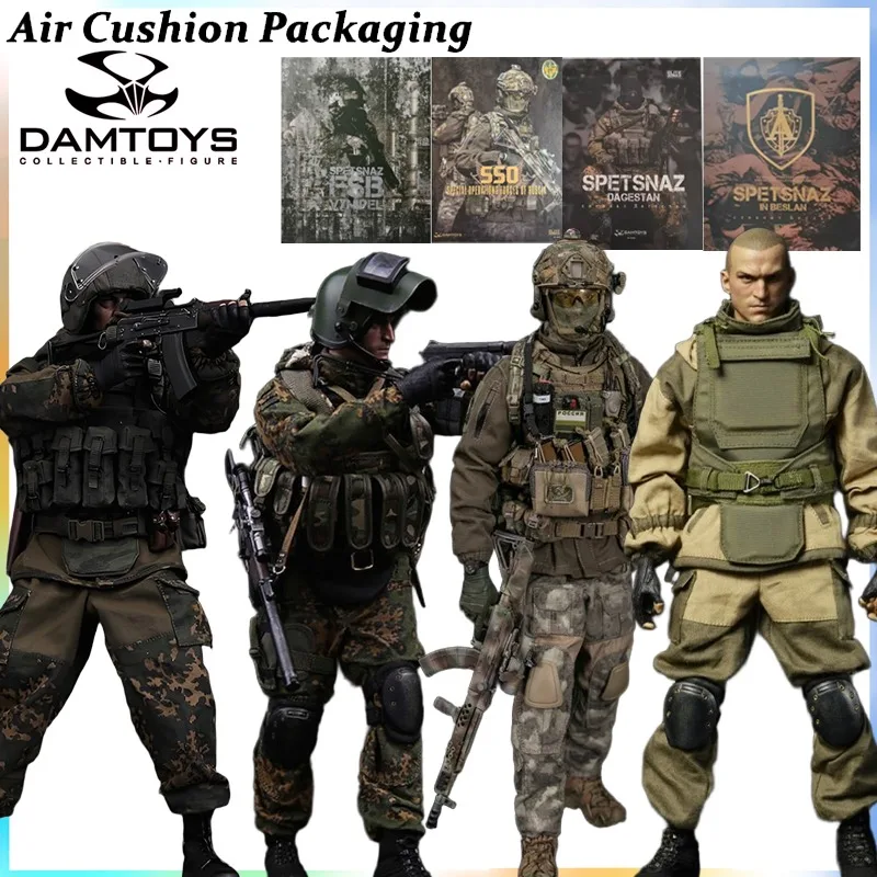 

DAMTOYS Genuine 1/6 Scale Series Russian Special SPETSNAZ IN BESLAN DAGESTAN Doujin Rich Accessories Action Figures Model Toys
